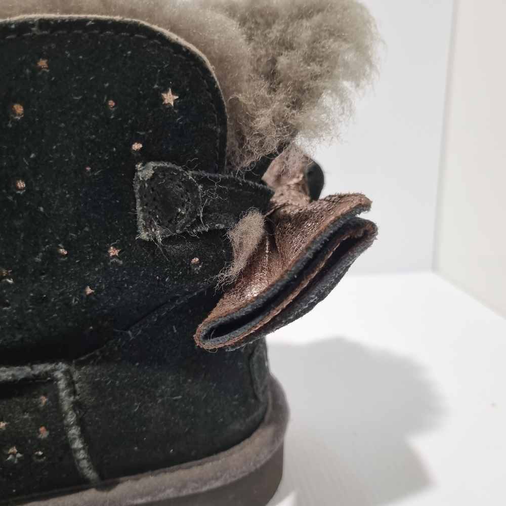 UGG "Stargirl Mini" Black and Gold Slipper Boots Size 36 = AU5 - Picture 8 of 12